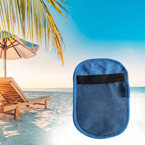 2 Manopla De Viaje Para Playa, Limpiador De Arena De Playa