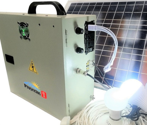 Imagen 1 de 9 de Fuente Generador Fv50 Kit Solar Planta Panel Inversor Tv Led