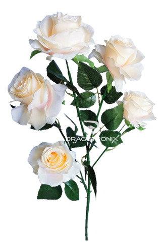 Rosas Decorativas Vara X5 Transforma Embellece Espacios Real