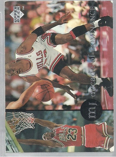 Tarjeta Coleccionables De Basketball Michael Jordan Nro J6