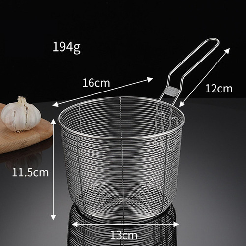 Cesta Para Freír De Alambre Redondo Cesta Para Freír 16cm