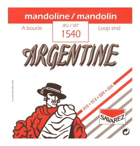 Encordado Savarez 1540 Argentine Para Mandolina