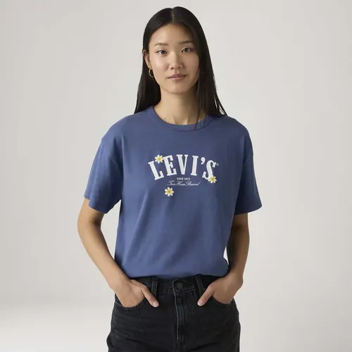Camiseta Levis Vintage Azul Manga Curta 005oy0018