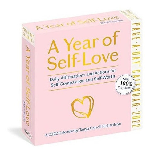 A Year Of Self-love Page-a-day Calendar 2022 Daily.., De Workman Calendars. Editorial Workman Publishingpany En Inglés