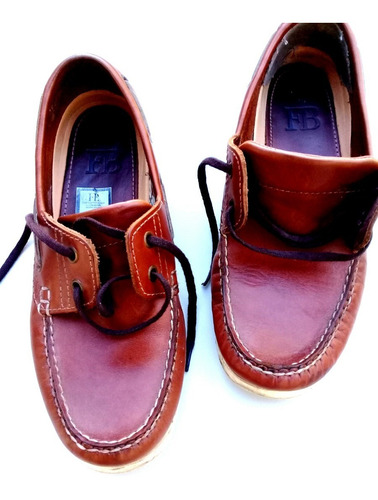 Zapatos Cuero Hombre Fb Talle 40