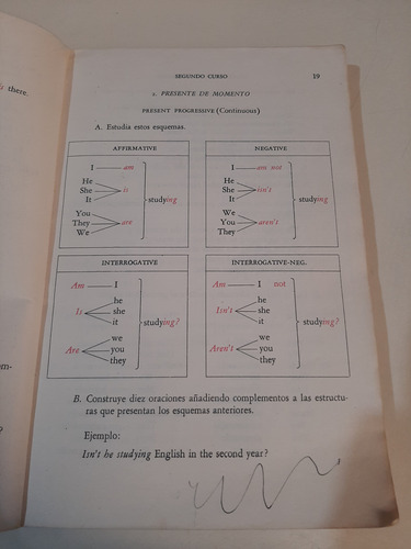 Ingles Objetivo Moderno Segundo Curso - Carmen O. Fernandez (Usado)