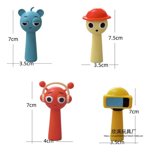 Wa 12 Pcs Juego De Dibujos Animados Sprunki De Nsincredibox