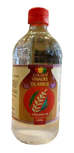 Vinagre De Arroz Orgánico 500ml Golden