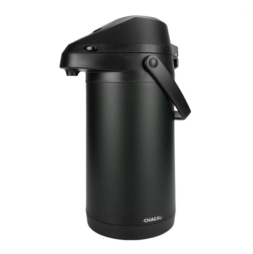 Garrafa Térmica Em Aço Inox 4 Litros Preta - Chacal