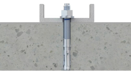 30 Taquete Arpón Index Tipo Hilti Zincada 3/8 X 3 Parabolt