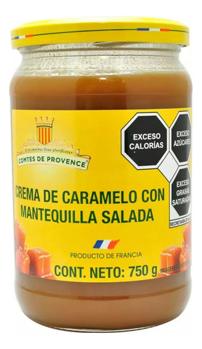 Crema De Caramelo Con Mantequilla Salada 750g Comtes