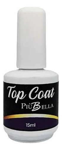 Piubella top coat piubela 15ml novidades para unhas em gel