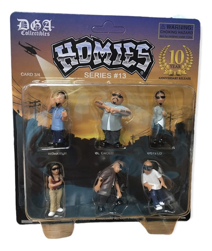 Homies Series #13 Figuras Coleccionables Blister Card #3 De 