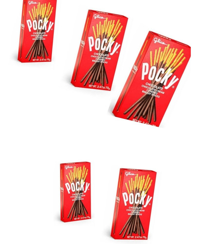 Dulce Pocky Palito De Galleta Cubierta Chocolate 40g. 5pzas