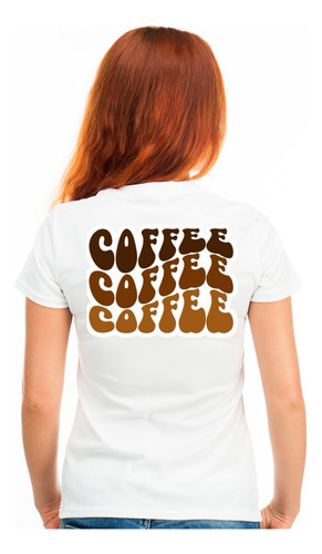 Playera Casual Coffee Para Dama - Estilo Y Comodidad