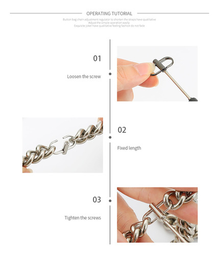 Hebillas De Metal Ajustables Eslabones De Cadena Acortador