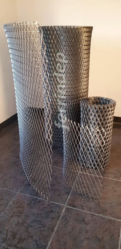 Imagen 6 de 10 de Malla Metálica Romboidal Desplegado 18x40mm Rollo 1 X 12mts