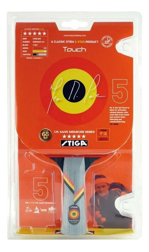 Paleta de ping pong Stiga Touch grafito FL (Cóncavo)