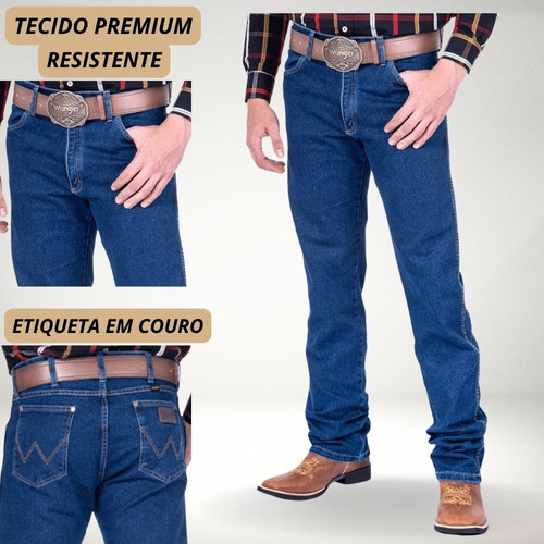 Calça Jeans Wrangler Original Para Usar Com Botina E Texana