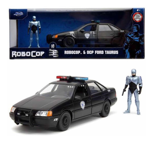 Jada Robocop & Ocp Ford Taurus 1986 1/24 Die-cast