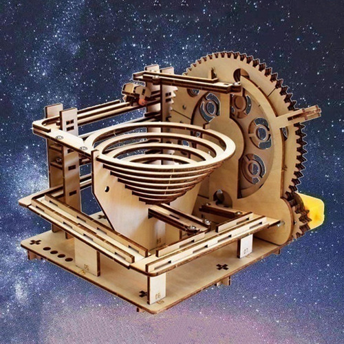 Marble Run Model Building Kits 3d Quebra-cabeça De Madeira