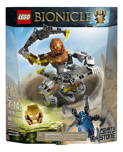 Boneco De Ação Lego Bionicle Pohatu Master Of Stone 18 Cm De