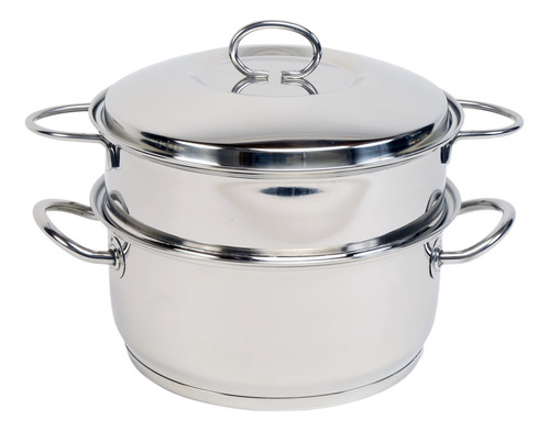 Olla Pastera  24 Cm - Acero. Inox.  Triple Fondo - 112420