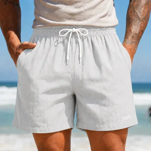 Bermuda Linho Masculina Mauricinho Praia Social Casual Verao - R$ 33