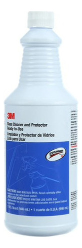 3m Protector Y Limpiador De Vidrios Listo Para Usar, 950ml