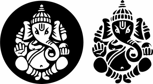 Rdg - Vinilo Sticker Calcomanía Ganesha (por Unidad)