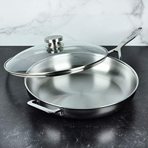 Sartén Demeyere 5-plus 125 With Vidrio Tapa Of 5 In