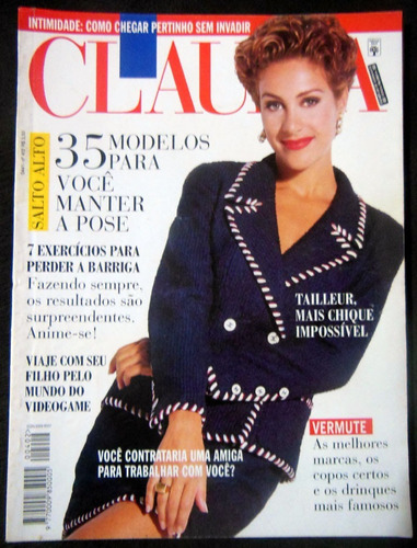 Revista Cláudia Nº 402 Março 1995 Winona Ryder Fausto Silva