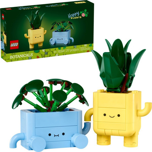 Lego Botanicals Plantas Felices 10349 - 217pz 217 Plantas Felices