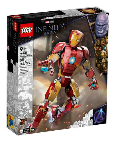 Lego Marvel 76206 - Figura Do Homem De Ferro - P.