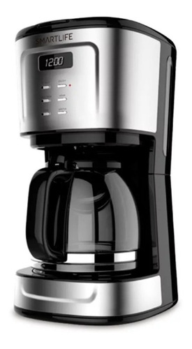 Imagen 1 de 1 de Cafetera Smartlife SL-CMD1095 automática acero inoxidable y negra de filtro 220V - 240V