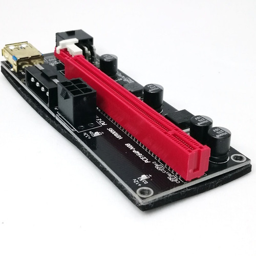 Imagen 7 de 10 de Riser 1x A 16x V 009s Pci-e Cable Usb3.0 Mineria Pack X6