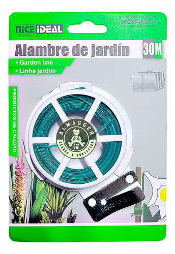 Alambre De Jardín 30 Metros (x 4 Und.) Para Atar Plantas 