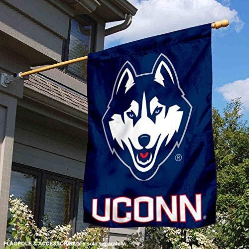 Bandera De La Casa De Connecticut Huskies