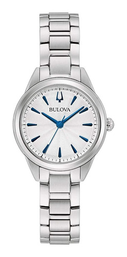 Reloj Mujer Bulova 96l285 Cuarzo Pulso Plateado Just Watches