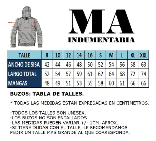 Buzo Algodon Blanco - Con Capucha Unisex - Clasico Moda