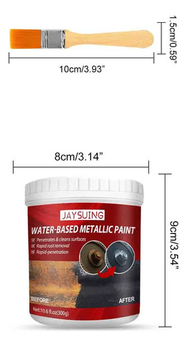 Eliminador De Óxido Metálico B, Pintura Metálica A Base De C