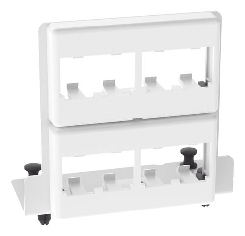 Patch Panel De 8 Puertos Mini-com, Para Uso Con Gabinetes