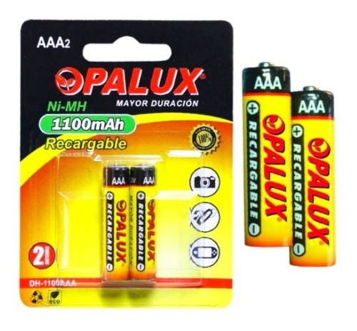 Pilas Recargables Aaa Opalux 1.2 V 1100 Mah