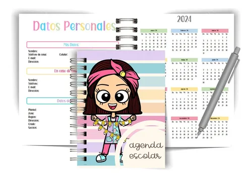 Agenda Docente Maestro Ciclo Escolar 2025-2025+ Regalo M3  Envío gratis