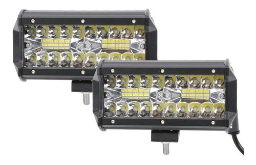 Barra Faro Luz Led 40 Bombillos 7 Pulgadas 120w (unidad)