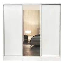 Comprar Placard Carpintería Rivadavia Alfa 200ALFAB de correderas metálicas con 3 puertas cajones con correderas metalicas