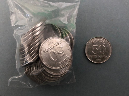 20 Moedas 50 Centavos De Cruzados 1986 (Usado)