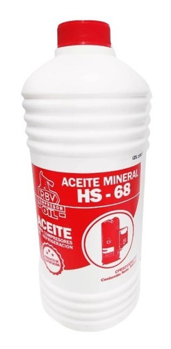 Aceite Mineral Hs-68 Para Compresor De Aire Acondicionado