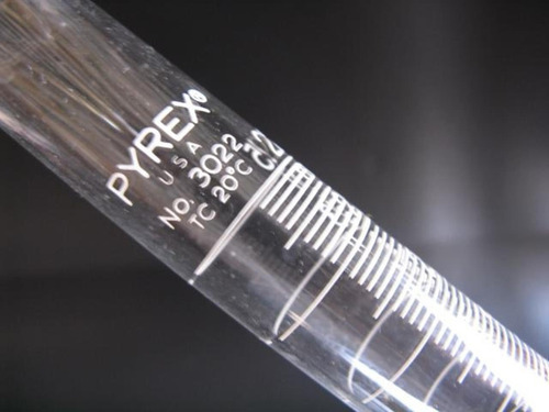 Meonli: Laboratorio Probeta 25ml Pirex Cristal (Usado)