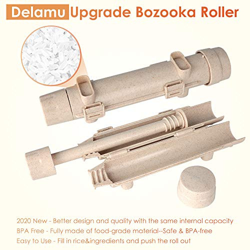 Kit Para Hacer Sushi Delamu Sushi Bazooka Roller 20 En 1 Con